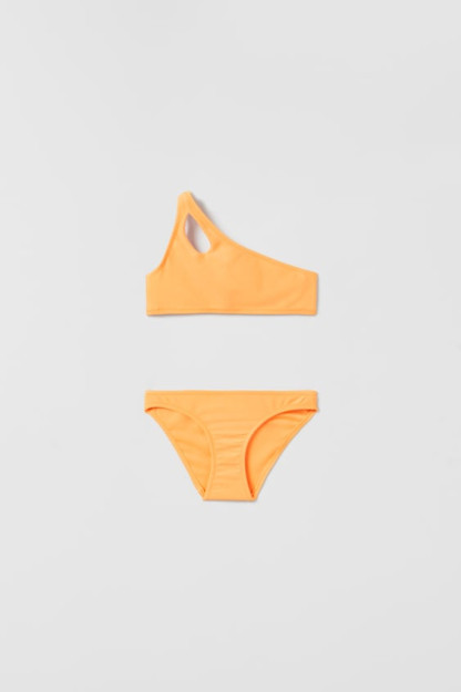Bolalar uchun bikini to'plami / Rhinestone 8-9 yil (130 sm)