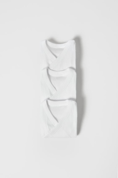 Bolalar / 3-1-3 oylik (62 sm)yengsiz kimono Bodysuit to'plami