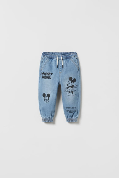 Mikki sichqoncha © DISNEY JOGGER JEANS 12-18 oylar (86 sm)