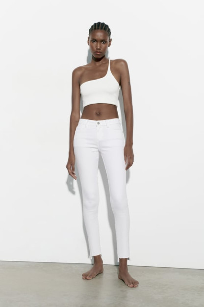 Mid-RISE Skinny Z1975 36 jinsi shimlar