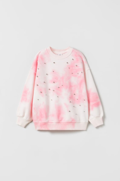 11-12 yoshli RINSTONES bilan TIE-DYE kozok (152 sm)