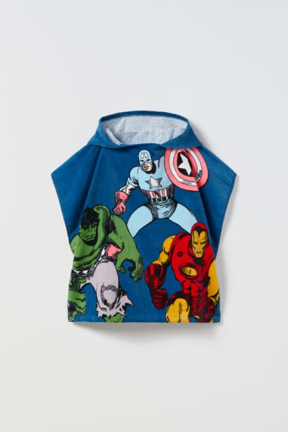 Qasoskorlar ©marvel sochiq Poncho 6-9 yil (116-134 sm)