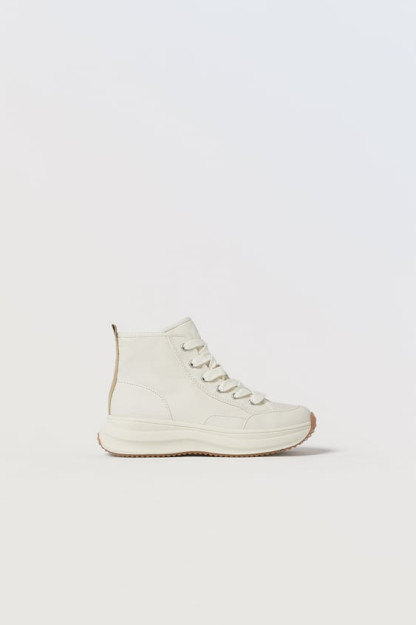 КОРЕНАСТЫЕ КРОССОВКИ НА ПОДОШВЕ HIGH-TOP 38 (24,3 cm)