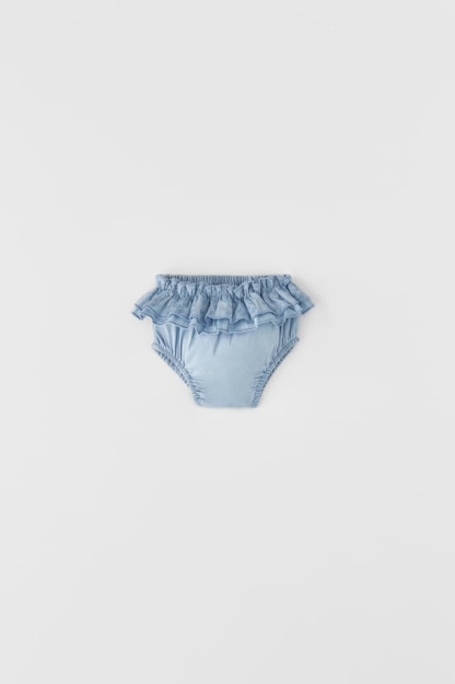 ДЖИНСОВЫЕ БРИФЫ С ВЫШИВКОЙ 3-6 months (68 cm)