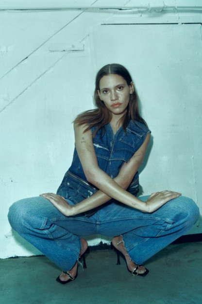 KO'P CHO'NTAKLI ZW DENIM YELEK M
