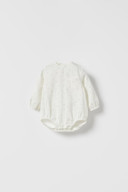ТЕКСТУРИРОВАННОЕ БОДИ С ПРИНТОМ 3-6 months (68 cm)