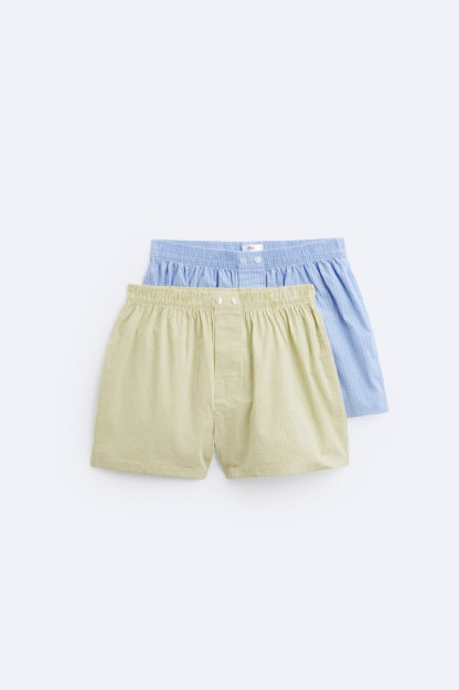 2 TA CHIZIQLI POPLIN XL BOKSCHILARI TO'PLAMI