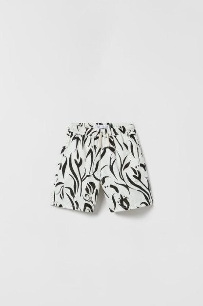 13-14 yillik gulli Bermuda shortilari (164 sm)