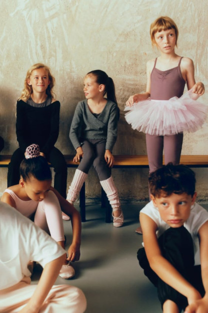 Kontrastli balet top 9-10 yil (140 sm)