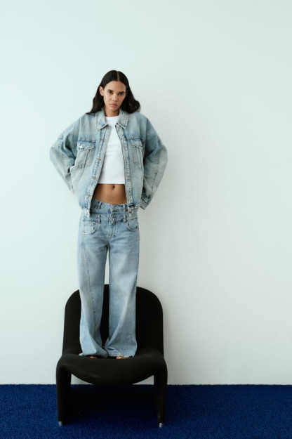 TRF OVERSIZE XL-XXL DENIM KO'YLAGI