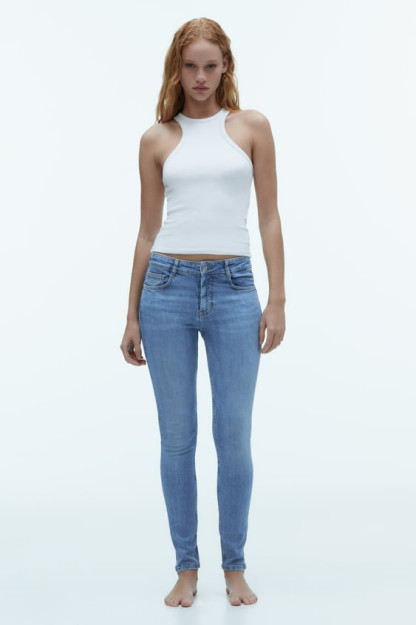MID-RISE SKINNY SCULPT TRF 40 JINSI SHIMLAR