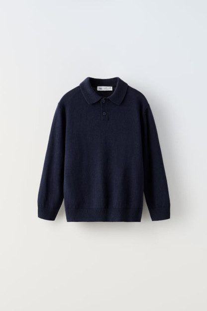 LINEN BLEND 8-9 years Polo futbolkasi (130 sm)
