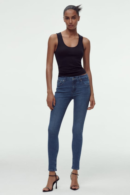 ДЖИНСЫ ZW SKINNY MID-RISE 34