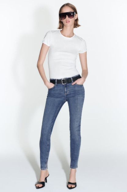 ZW SKINNY MID-RISE 40 JINSI SHIMLAR