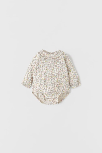 ТЕКСТУРИРОВАННОЕ БОДИ В ЦВЕТОЧЕК 9-12 months (80 cm)