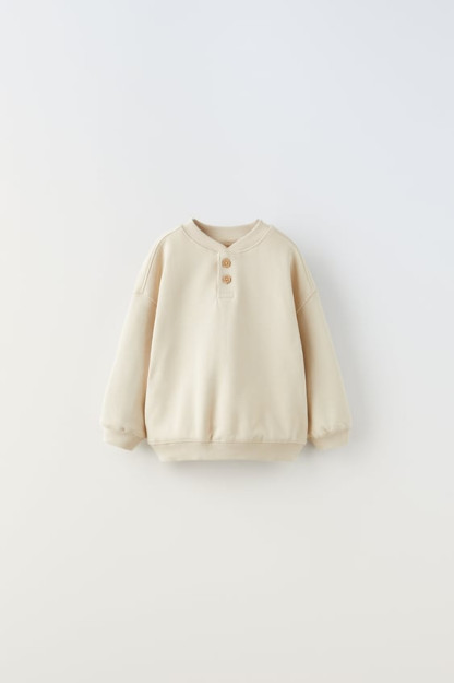 Henley tugmachali kozok 12-18 oylar (86 sm)