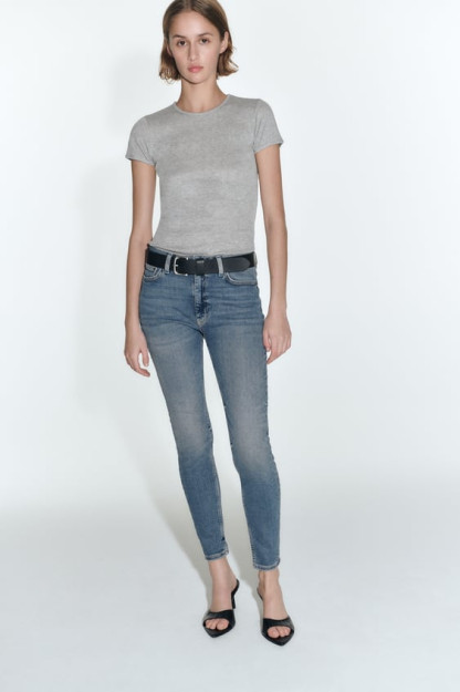 ДЖИНСЫ ZW SKINNY HIGH-WAIST 44