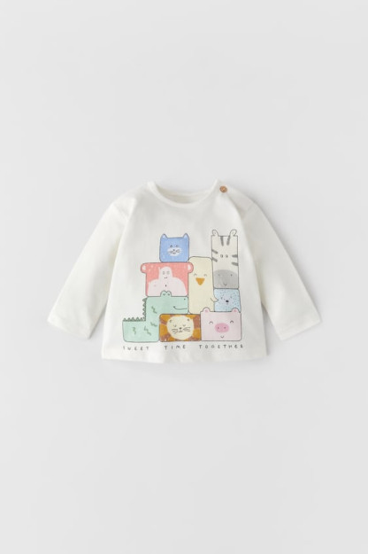 РАЗМЕЩЕНИЕ АНИМАЛЬНОЙ ФУТБОЛКИ-ПАЗЛА 3-6 months (68 cm)