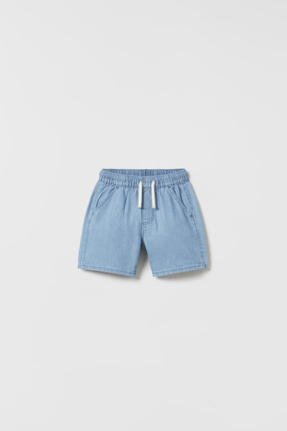 Silliq Denim Bermud shortilari 3-4 yil (104 sm)