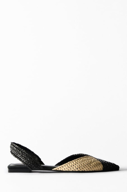 RAFFIA SLINGBACK 40 TEKIS POYABZAL