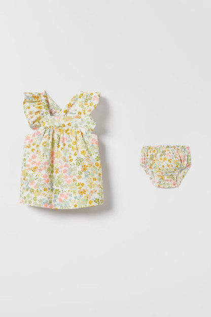 ПЛАТЬЕ В ЦВЕТОЧЕК 6-9 months (74 cm)