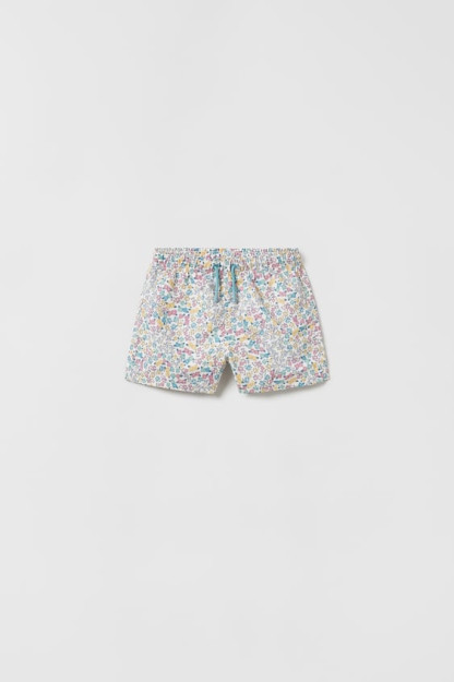 Kids/ FLOWER PRINT suzish shortilari Bermud orollari 11-12 yil (152 sm)