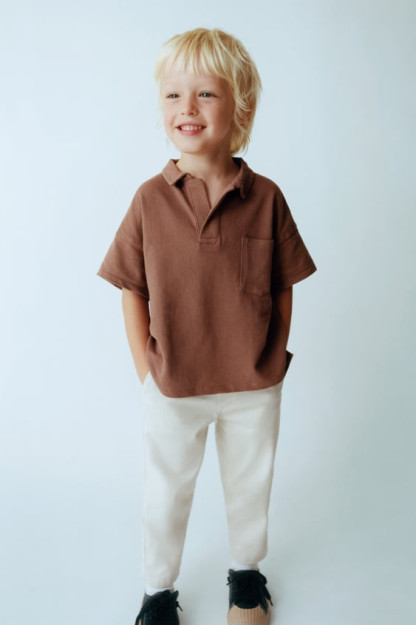 ОДЕЖДА ОКРАШЕННАЯ ФУТБОЛКА-ПОЛО 18-24 months (92 cm)