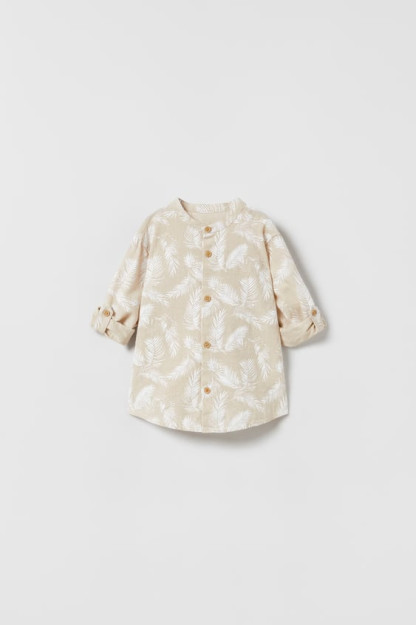 ФУТБОЛКА С ПРИНТОМ ЛИСТЬЕВ 2-3 years (98 cm)