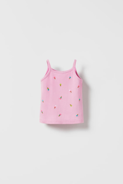 РВАНАЯ ФУТБОЛКА С ВЫШИВКОЙ 12-18 months (86 cm)