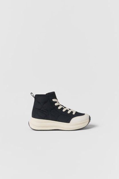 ДЕТСКИЕ/ СТЕГАНЫЕ КРОССОВКИ HIGH-TOP 38 (24,3 cm)