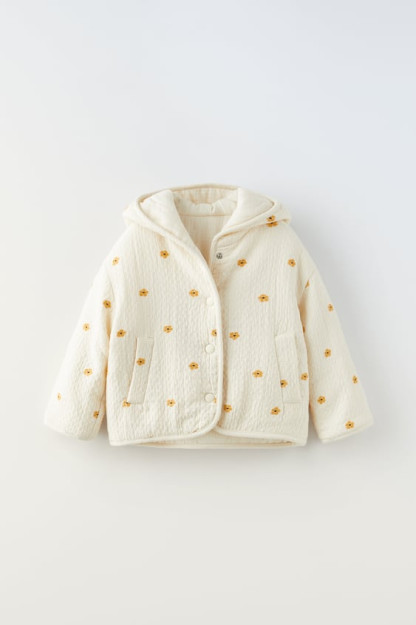 ZARA naqshli gulli kurtka 12-18oy (86sm)
