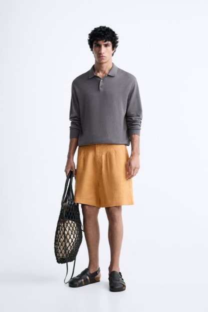 100% XL ASTARLI BERMUDA SHORTILARI