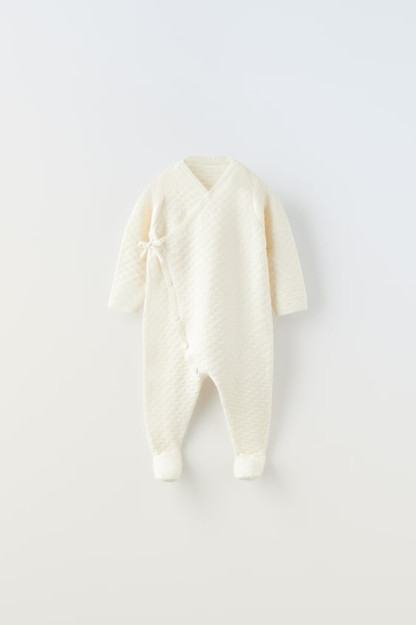 Premium paxta ochiq trikotaj / ipak KIMONO 3-6 oy (68 sm)