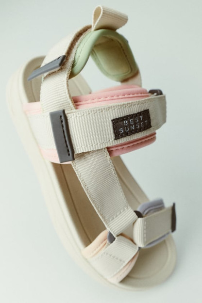ДЕТСКИЕ/ РАЗНОЦВЕТНЫЕ ТЕХНИЧЕСКИЕ САНДАЛИИ 36 (22,9 cm)