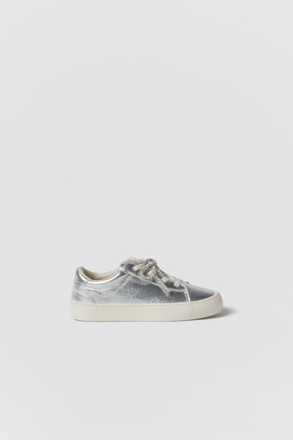 Kids / METALLIC bow 37 krossovkalari (23,6 sm)