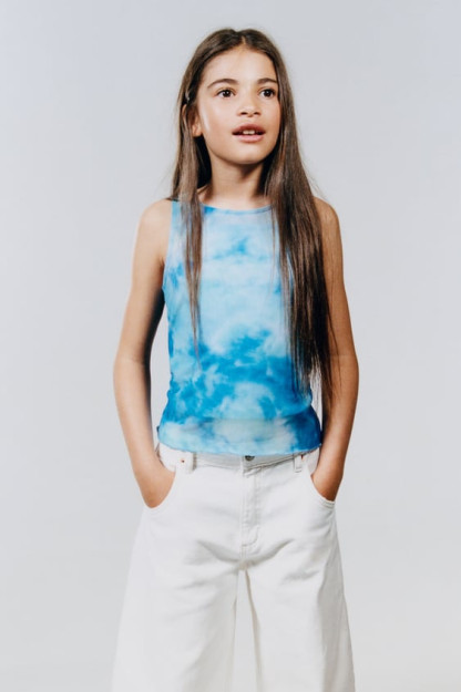 ФУТБОЛКА ИЗ ТЮЛЯ TIE-DYE 13-14 years (164 cm)