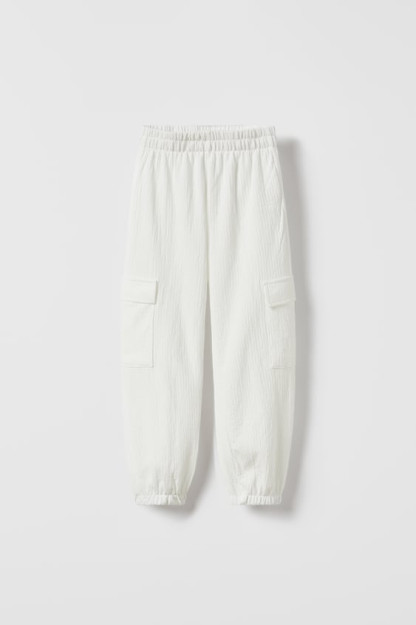 Cho‘ntakli teksturali shimlar ZARA 8 yosh(128 sm)