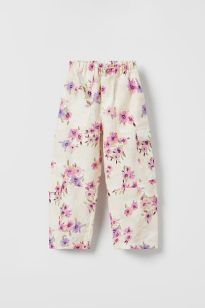 БРЮКИ-ПАРАШЮТЫ LINEN BLEND 13-14 years (164 cm)