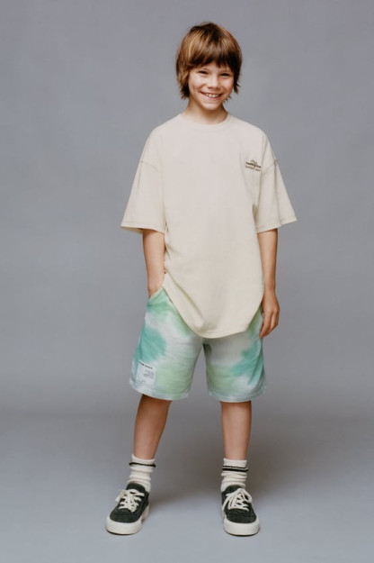 TIE-DYE 8 years Bermud peluş shortilari (128 sm)