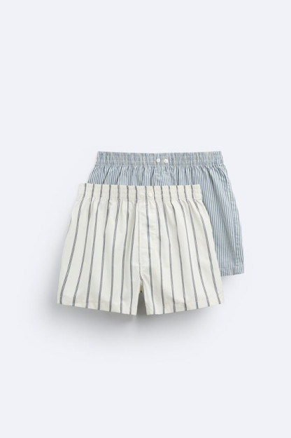 2 TA CHIZIQLI POPLIN XL BOKSCHILARI TO'PLAMI