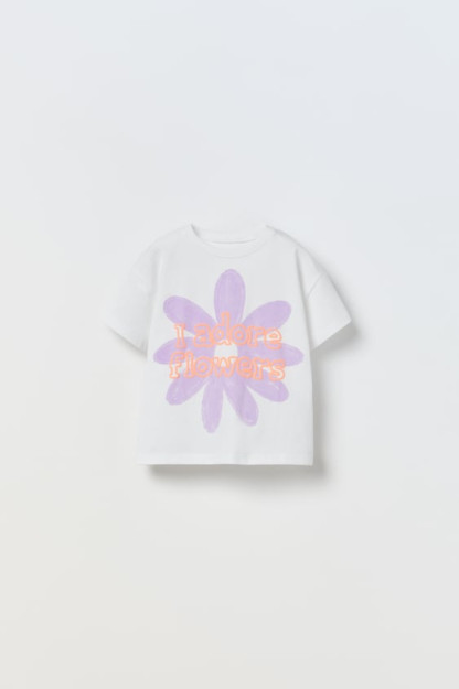 ФУТБОЛКА С НЕОНОВЫМ СЛОГАНОМ 12-18 months (86 cm)