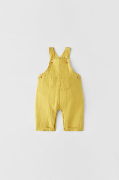 ЛИНЕН ДУНГАРИ С КАРМАНАМИ 3-6 months (68 cm)
