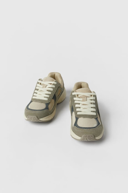 Детские кожаные кроссовки ZARA 35 (22,3 cm)
