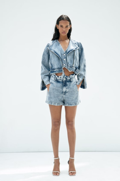 XL BO'YALGAN DENIM KO'YLAGI