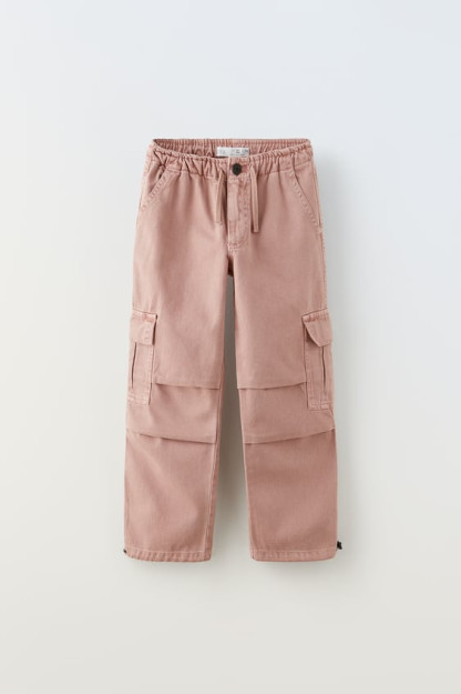 ДЖИНСОВЫЕ ПАРАШЮТНЫЕ БРЮКИ 8-9 years (130 cm)