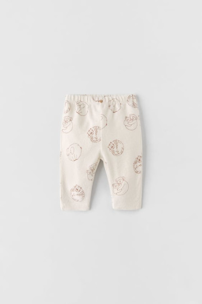 ПЛЮШЕВЫЕ БРЮКИ С АНИМАЛЬНЫМ ПРИНТОМ 3-6 months (68 cm)