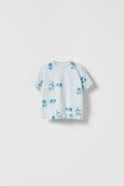 ФУТБОЛКА С КРОЛИКОМ 9-12 months (80 cm)