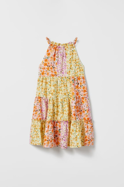 ЦВЕТОЧНОЕ ЛОСКУТНОЕ ПЛАТЬЕ 11-12 years (152 cm)