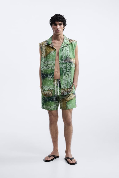 ПЛАВАЮЩИЕ ПЛАВКИ PAISLEY PRINT L