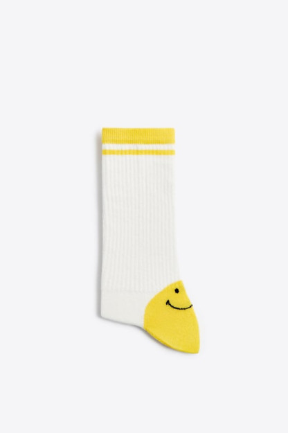 ЖАККАРДОВЫЕ НОСКИ SMILEY ® ORIGINALS L(43-46) (US L(10-13))